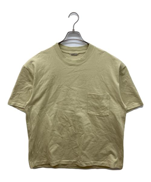 AURALEE（オーラリー）AURALEE (オーラリー) STAND-UP TEE ベージュ サイズ:4の古着・服飾アイテム