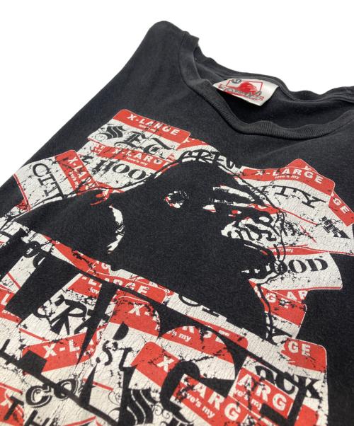 X-LARGE（エクストララージ）X-LARGE (エクストララージ) プリントTシャツ ブラック サイズ:XLの古着・服飾アイテム