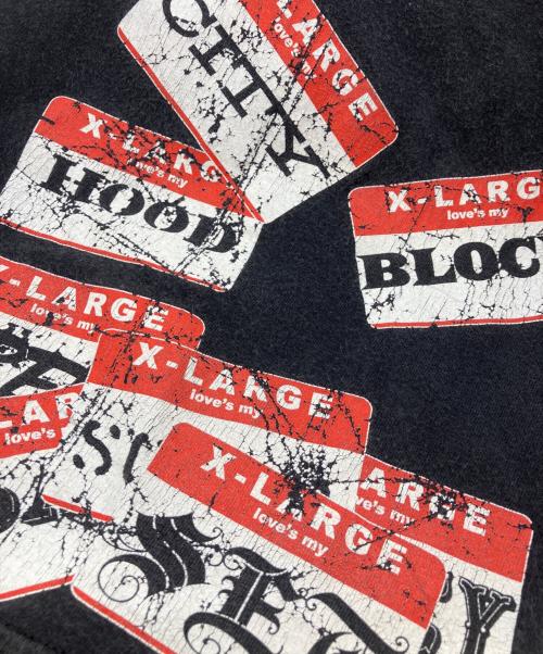X-LARGE（エクストララージ）X-LARGE (エクストララージ) プリントTシャツ ブラック サイズ:XLの古着・服飾アイテム