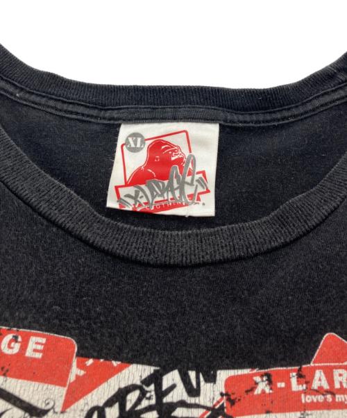 X-LARGE（エクストララージ）X-LARGE (エクストララージ) プリントTシャツ ブラック サイズ:XLの古着・服飾アイテム