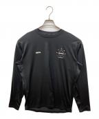 F.C.R.B.エフシーレアルブリストル）の古着「AUTHENTIC TEAM TOUR L/S TOP」｜ブラック