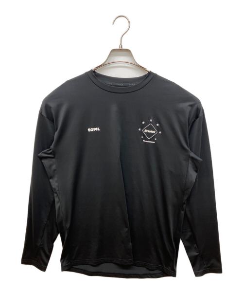 F.C.R.B.（エフシーレアルブリストル）F.C.R.B. (エフシーレアルブリストル) AUTHENTIC TEAM TOUR L/S TOP ブラック サイズ:Mの古着・服飾アイテム
