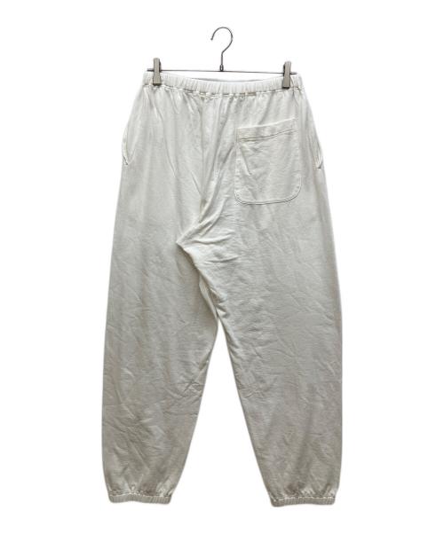 COMOLI（コモリ）COMOLI (コモリ) 製品染 裏毛 パンツ ホワイト サイズ:2の古着・服飾アイテム