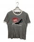 Hysteric Glamour（ヒステリックグラマー）の古着「リンガーTシャツ」｜グレー