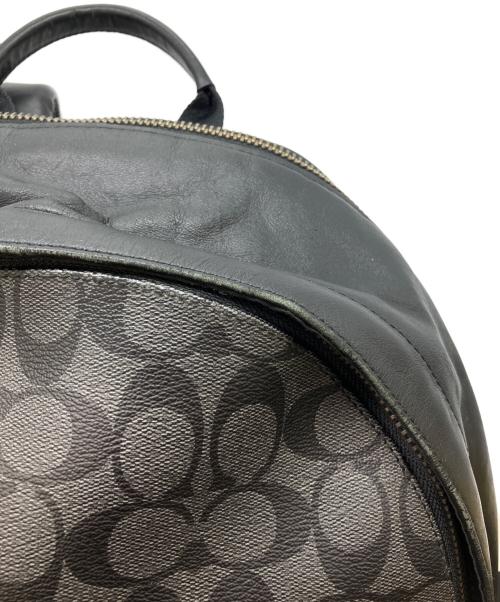 COACH（コーチ）COACH (コーチ) シグネチャーリュック グレーの古着・服飾アイテム