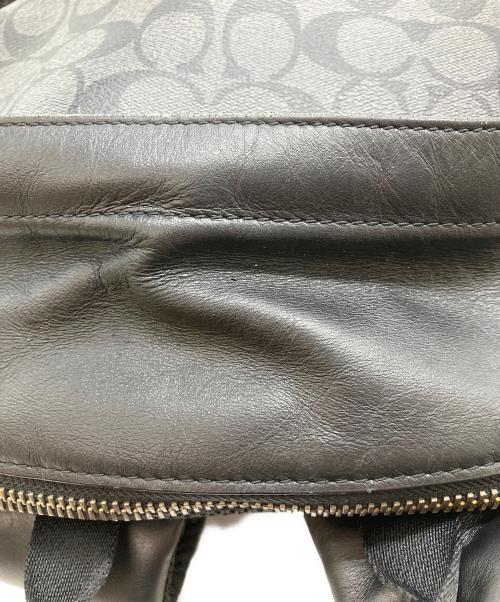 COACH（コーチ）COACH (コーチ) シグネチャーリュック グレーの古着・服飾アイテム