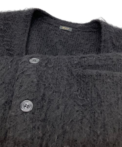 Wild Life Tailor（ワイルドライフテイラー）Wild Life Tailor (ワイルドライフテイラー) モヘヤ混カーディガン ブラック サイズ:Lの古着・服飾アイテム