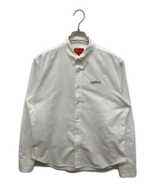 SUPREME（シュプリーム）SUPREME (シュプリーム) WASHED TWILL SHIRT ホワイト サイズ:Ｓの古着・服飾アイテム