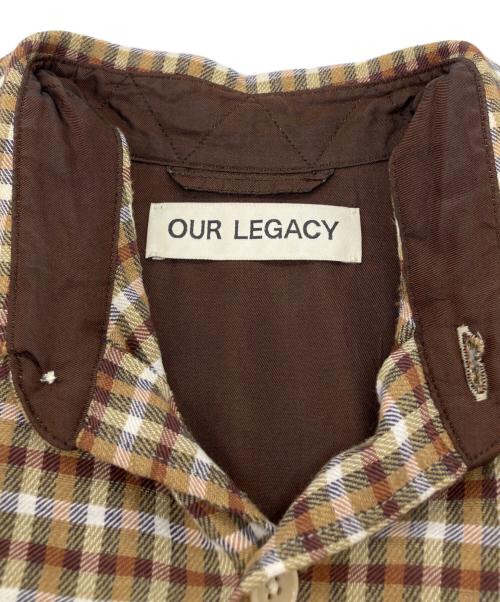 OUR LEGACY（アワーレガシー）OUR LEGACY (アワーレガシー) ABOVE SHIRT ブラウン サイズ:44の古着・服飾アイテム