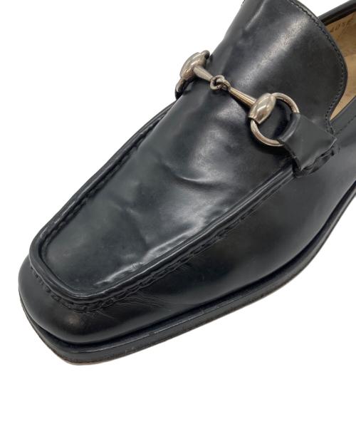 GUCCI（グッチ）GUCCI (グッチ) ホースビットローファー ブラック サイズ:40 1/2Eの古着・服飾アイテム