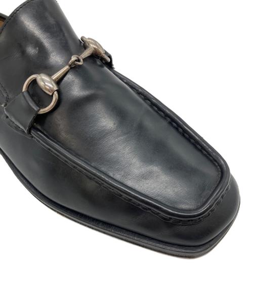 GUCCI（グッチ）GUCCI (グッチ) ホースビットローファー ブラック サイズ:40 1/2Eの古着・服飾アイテム