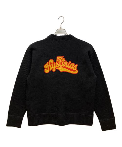 Hysteric Glamour（ヒステリックグラマー）Hysteric Glamour (ヒステリックグラマー) THE HYSTERICS刺繍 カーディガン ブラック サイズ:Sの古着・服飾アイテム