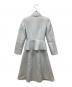 SELF PORTRAIT (セルフ ポートレイト) TAILORED TAFFETA MIDI DRESS ブルー サイズ:4：18000円