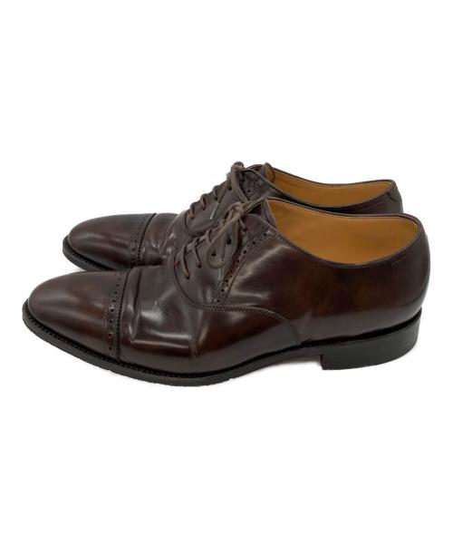 SHIPS MASTER CRAFTED FOOTWEAR（シップスマスタークラフテッドフットウェア）SHIPS MASTER CRAFTED FOOTWEAR (シップスマスタークラフテッドフットウェア) ストレートチップシューズ ブラウン サイズ:8 1/2の古着・服飾アイテム