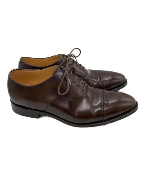 SHIPS MASTER CRAFTED FOOTWEAR（シップスマスタークラフテッドフットウェア）SHIPS MASTER CRAFTED FOOTWEAR (シップスマスタークラフテッドフットウェア) ストレートチップシューズ ブラウン サイズ:8 1/2の古着・服飾アイテム
