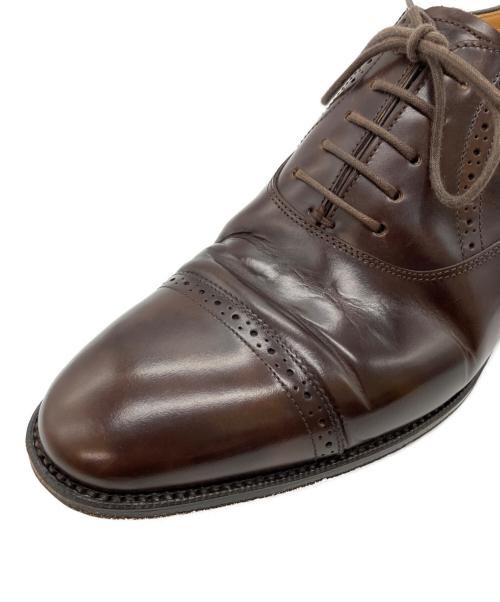 SHIPS MASTER CRAFTED FOOTWEAR（シップスマスタークラフテッドフットウェア）SHIPS MASTER CRAFTED FOOTWEAR (シップスマスタークラフテッドフットウェア) ストレートチップシューズ ブラウン サイズ:8 1/2の古着・服飾アイテム