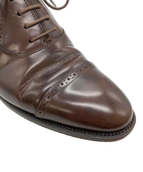 SHIPS MASTER CRAFTED FOOTWEAR（シップスマスタークラフテッドフットウェア）SHIPS MASTER CRAFTED FOOTWEAR (シップスマスタークラフテッドフットウェア) ストレートチップシューズ ブラウン サイズ:8 1/2の古着・服飾アイテム