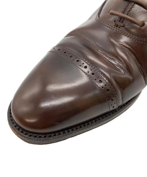 SHIPS MASTER CRAFTED FOOTWEAR（シップスマスタークラフテッドフットウェア）SHIPS MASTER CRAFTED FOOTWEAR (シップスマスタークラフテッドフットウェア) ストレートチップシューズ ブラウン サイズ:8 1/2の古着・服飾アイテム