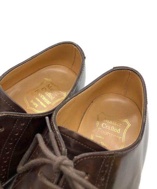 SHIPS MASTER CRAFTED FOOTWEAR（シップスマスタークラフテッドフットウェア）SHIPS MASTER CRAFTED FOOTWEAR (シップスマスタークラフテッドフットウェア) ストレートチップシューズ ブラウン サイズ:8 1/2の古着・服飾アイテム