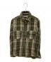 NIGEL CABOURN（ナイジェルケーボン）の古着「リバーシブル チェック ネルシャツ」｜グリーン