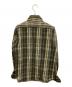 NIGEL CABOURN (ナイジェルケーボン) リバーシブル チェック ネルシャツ グリーン サイズ:46：7000円