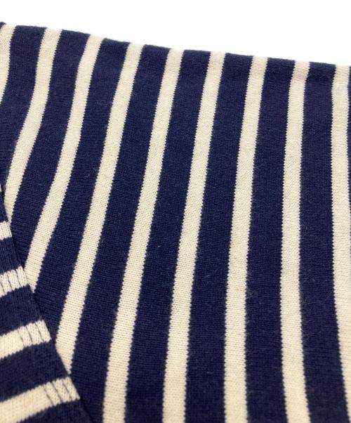 NIGEL CABOURN（ナイジェルケーボン）NIGEL CABOURN (ナイジェルケーボン) ボーダーポロシャツ ネイビー サイズ:46の古着・服飾アイテム