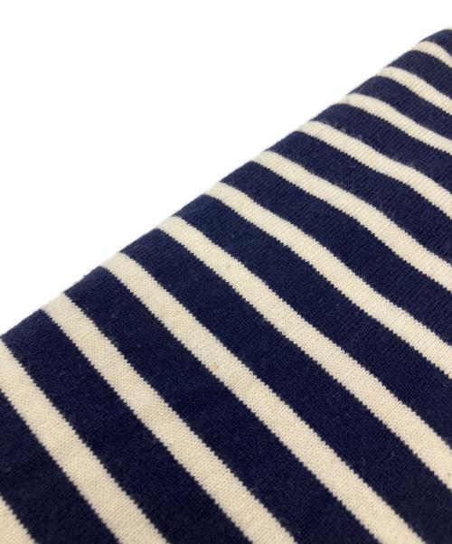 NIGEL CABOURN（ナイジェルケーボン）NIGEL CABOURN (ナイジェルケーボン) ボーダーポロシャツ ネイビー サイズ:46の古着・服飾アイテム