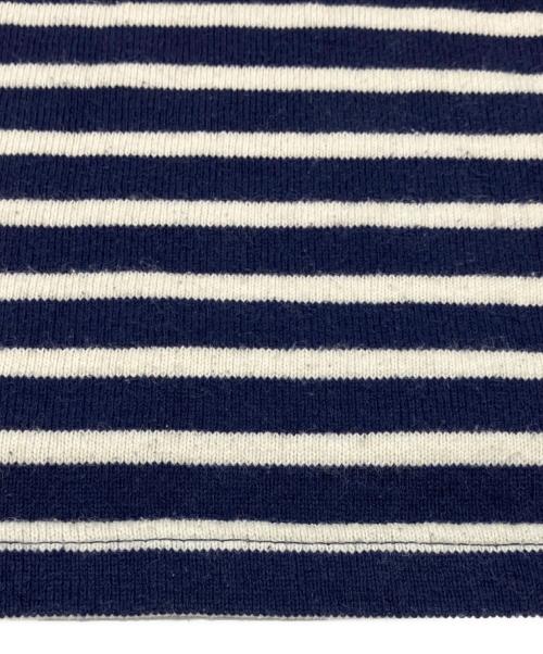 NIGEL CABOURN（ナイジェルケーボン）NIGEL CABOURN (ナイジェルケーボン) ボーダーポロシャツ ネイビー サイズ:46の古着・服飾アイテム