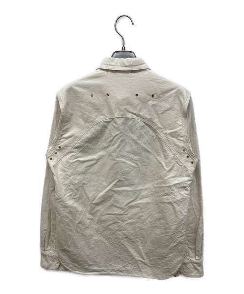 NIGEL CABOURN（ナイジェルケーボン）NIGEL CABOURN (ナイジェルケーボン) ワークシャツ アイボリー サイズ:46の古着・服飾アイテム