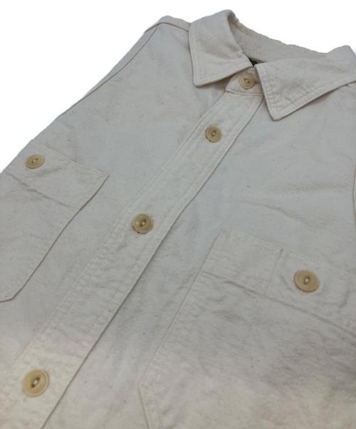 NIGEL CABOURN（ナイジェルケーボン）NIGEL CABOURN (ナイジェルケーボン) ワークシャツ アイボリー サイズ:46の古着・服飾アイテム