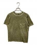 NIGEL CABOURNナイジェルケーボン）の古着「5.6oz Basic T-Shirt」｜カーキ