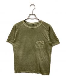 NIGEL CABOURN（ナイジェルケーボン）の古着「5.6oz Basic T-Shirt」｜カーキ