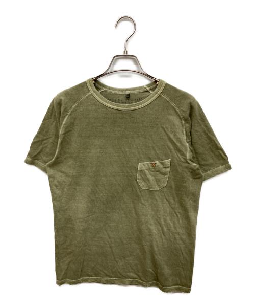 NIGEL CABOURN（ナイジェルケーボン）NIGEL CABOURN (ナイジェルケーボン) 5.6oz Basic T-Shirt カーキ サイズ:46の古着・服飾アイテム