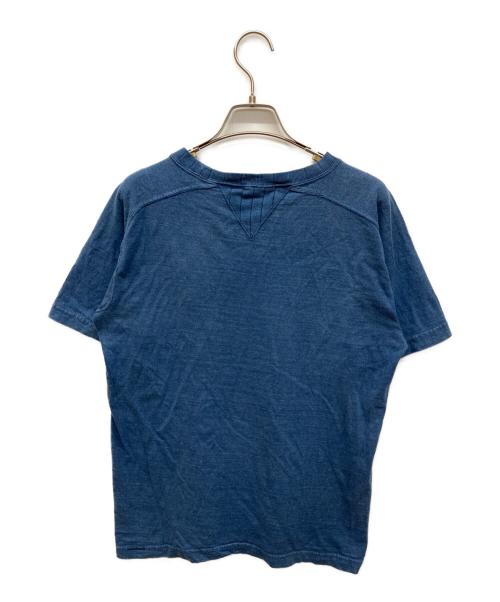 NIGEL CABOURN（ナイジェルケーボン）NIGEL CABOURN (ナイジェルケーボン) 両Vガゼット ポケットTシャツ ネイビー サイズ:46の古着・服飾アイテム