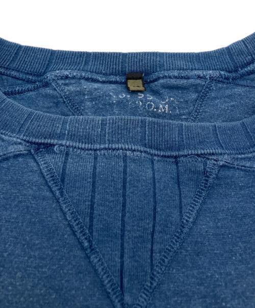 NIGEL CABOURN（ナイジェルケーボン）NIGEL CABOURN (ナイジェルケーボン) 両Vガゼット ポケットTシャツ ネイビー サイズ:46の古着・服飾アイテム