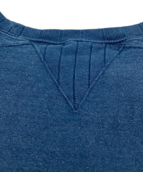 NIGEL CABOURN（ナイジェルケーボン）NIGEL CABOURN (ナイジェルケーボン) 両Vガゼット ポケットTシャツ ネイビー サイズ:46の古着・服飾アイテム