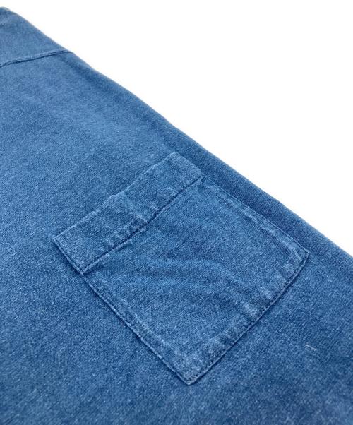 NIGEL CABOURN（ナイジェルケーボン）NIGEL CABOURN (ナイジェルケーボン) 両Vガゼット ポケットTシャツ ネイビー サイズ:46の古着・服飾アイテム