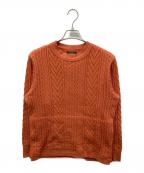 NIGEL CABOURN×J.S HOMESTEADナイジェルケーボン×ジャーナルスタンダード ホームステッド）の古着「クルーネックニット」｜オレンジ