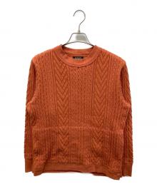 NIGEL CABOURN×J.S HOMESTEAD（ナイジェルケーボン×ジャーナルスタンダード ホームステッド）の古着「クルーネックニット」｜オレンジ