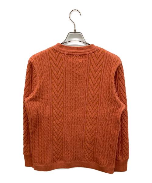 NIGEL CABOURN（ナイジェルケーボン）NIGEL CABOURN (ナイジェルケーボン) J.S HOMESTEAD (ジャーナルスタンダード ホームステッド) クルーネックニット オレンジ サイズ:48の古着・服飾アイテム