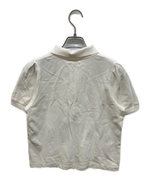 MACPHEE（マカフィー）MACPHEE (マカフィー) コットンカノコ ポロプルオーバー ホワイト サイズ:Ｓの古着・服飾アイテム