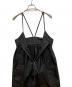 Adam et Rope (アダム エ ロペ) シャイニータフタ撥水ロンパース ブラック サイズ:-：10000円