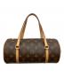 LOUIS VUITTON（ルイ ヴィトン）の古着「パピヨン26　	モノグラム　ハンドバッグ」｜ブラウン