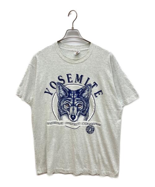 FRUIT OF THE LOOM（フルーツオブザルーム）FRUIT OF THE LOOM (フルーツオブザルーム) プリントTシャツ グレー サイズ:XLの古着・服飾アイテム