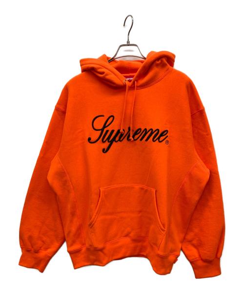 SUPREME（シュプリーム）SUPREME (シュプリーム) Embroidered Script Hooded Sweatshirt オレンジ サイズ:Lの古着・服飾アイテム