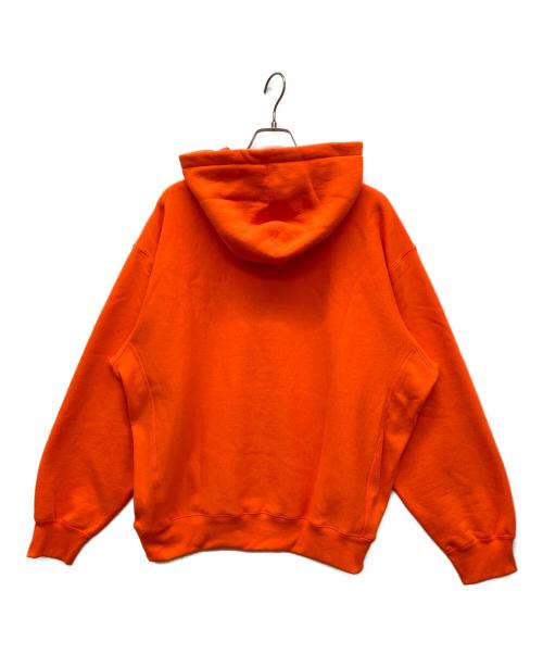 SUPREME（シュプリーム）SUPREME (シュプリーム) Embroidered Script Hooded Sweatshirt オレンジ サイズ:Lの古着・服飾アイテム