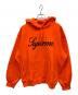 SUPREME（シュプリーム）の古着「Embroidered Script Hooded Sweatshirt」｜オレンジ