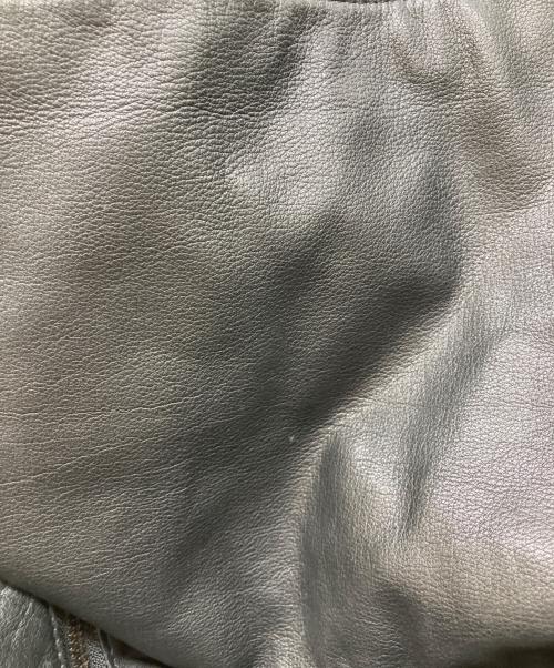 Y's Red Label（ワイズレッドレーベル）Y's Red Label (ワイズレッドレーベル) レザーショルダーバッグ ブラックの古着・服飾アイテム