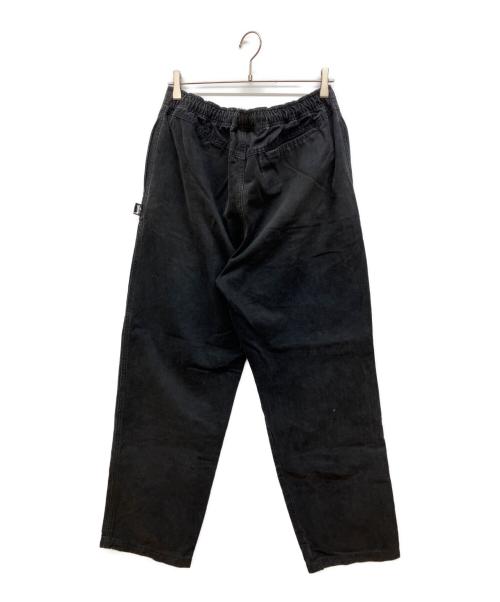 stussy（ステューシー）stussy (ステューシー) Airbrush Icon Beach Pant ブラック サイズ:Lの古着・服飾アイテム