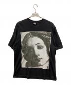stussyステューシー）の古着「Venus Pigment Dyed Tee」｜ブラック